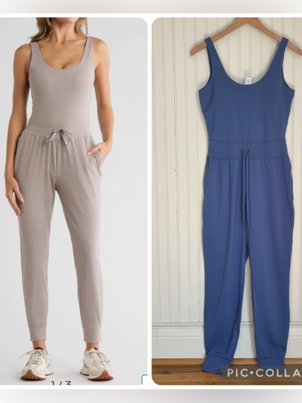 Yogalicious Medium Blue Lux Emmy Jumpsuit